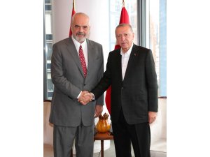 Cumhurbaşkanı Erdoğan, Arnavutluk Başbakanını Rama’yı kabul etti