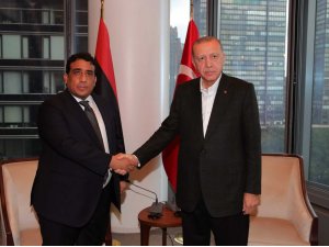 Cumhurbaşkanı Erdoğan, Libya Başkanlık Konseyi Başkanını kabul etti