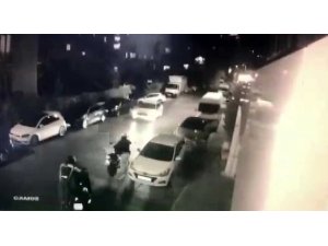 Üsküdar’da 1 buçuk dakikada motosiklet hırsızlığı kamerada