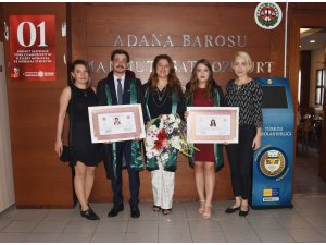 İki kardeş aynı gün avukat oldu