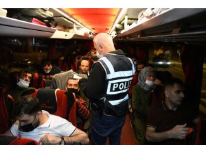 Aksaray’da yolcu otobüslerine yönelik denetimler sürüyor