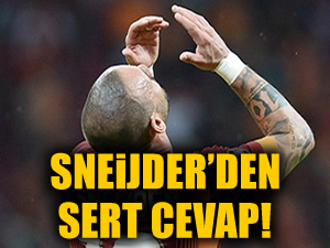 Sneijder'den tokat gibi cevap!