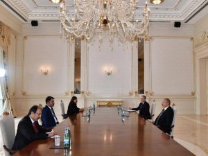 Çevre, Şehircilik ve İklim Değişikliği Bakanı Kurum, Aliyev tarafından kabul edildi