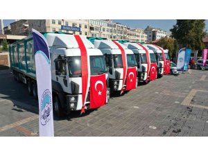 Büyükşehir’in 6 milyon TL’lik araçları ile hafriyat yönetim sistemi tanıtıldı