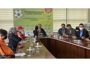 Sultangazi’de Amatör Spor Kulüpleri Futbol turnuvası kura çekim töreni