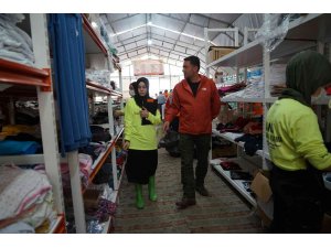 Afet bölgesinde selden zarar gören 14 binden fazla aileye yardım ulaştırıldı