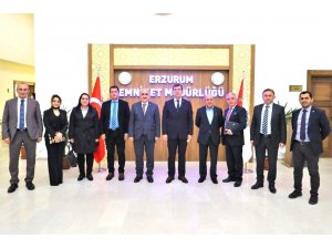 Erzurum Kent Konseyi’nden Emniyet Müdürü Tuncer’e ziyaret
