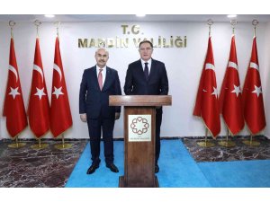 Kamu Başdenetçisi Şeref Malkoç Mardin Valisi Demirtaş ile görüştü