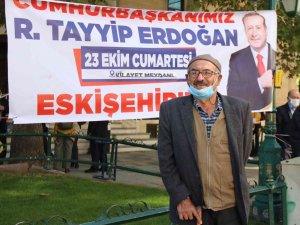 Erdoğan sevgileri kilometrece uzaktan yollara düşürdü
