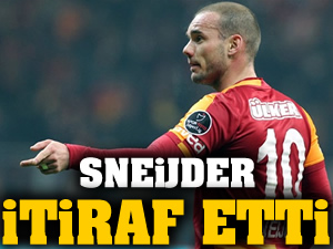 Sneijder: Bu takım bize bir beden büyüktü