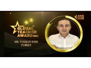Manisalı öğretmen ‘Küresel Öğretmen’ ödülünü aldı