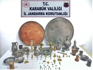 Karabük’te 76 adet tarihi eser ele geçirildi