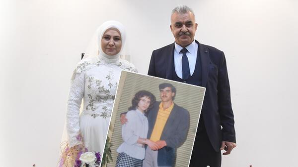 Kayseri'de 1986'da nişanlandılar, 35 yıl sonra evlendiler