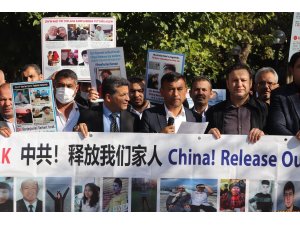 Çin zulmündeki Doğu Türkistan için basın açıklaması