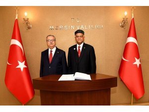 Bangladeş Halk Cumhuriyeti Ankara Büyükelçisi Mannan’dan Mersin Valiliğine ziyaret