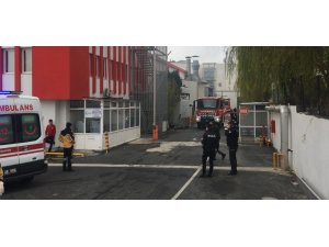 Fabrikada yangın: Dumandan etkilenen 1 işçi hastaneye kaldırıldı