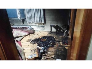 Konya’da evde çıkan yangın büyümeden söndürüldü