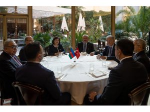 TBMM Başkanı Şentop, Azerbaycan Meclis Başkanı Gafarova ile görüştü