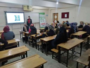 Siirt’te 73 kadına "En iyi narkotik polisi anne" eğitimi verildi