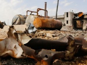 IŞİD'in petrol kuyuları vuruldu