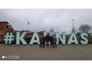 Gediz Altınkent Ortaokulu’nun Erasmus ekibi Litvanya’dan döndü
