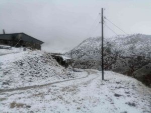 Arapgir’de kar etkili oldu