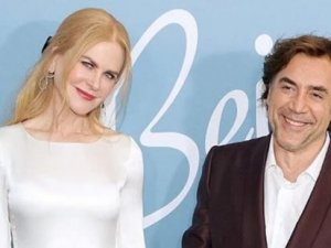 Nicole Kidman ve Javier Bardem Being the Ricardos filmi galasında
