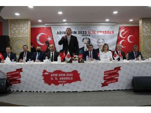 MHP’nin ‘Adım Adım 2023, İl İl Anadolu’ heyeti Adana’da