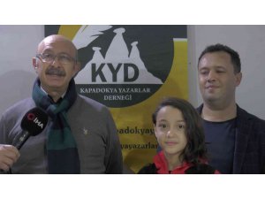 10 yaşındaki yazar imza gününde okurlarıyla buluştu