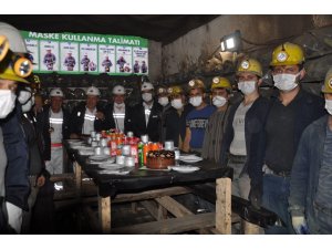Milletvekili Özkan madende işçilerle buluştu