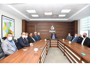 Başkan Gürkan, ziraat oda başkanlarıyla bir araya geldi