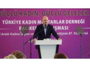 Bakan Soylu: “Kadını ve erkeğiyle Türkiye’yi büyütebilirsiniz”