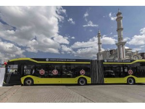 Büyükşehir’in elektrikli otobüslerinden büyük tasarruf ve karbondioksit azaltımı