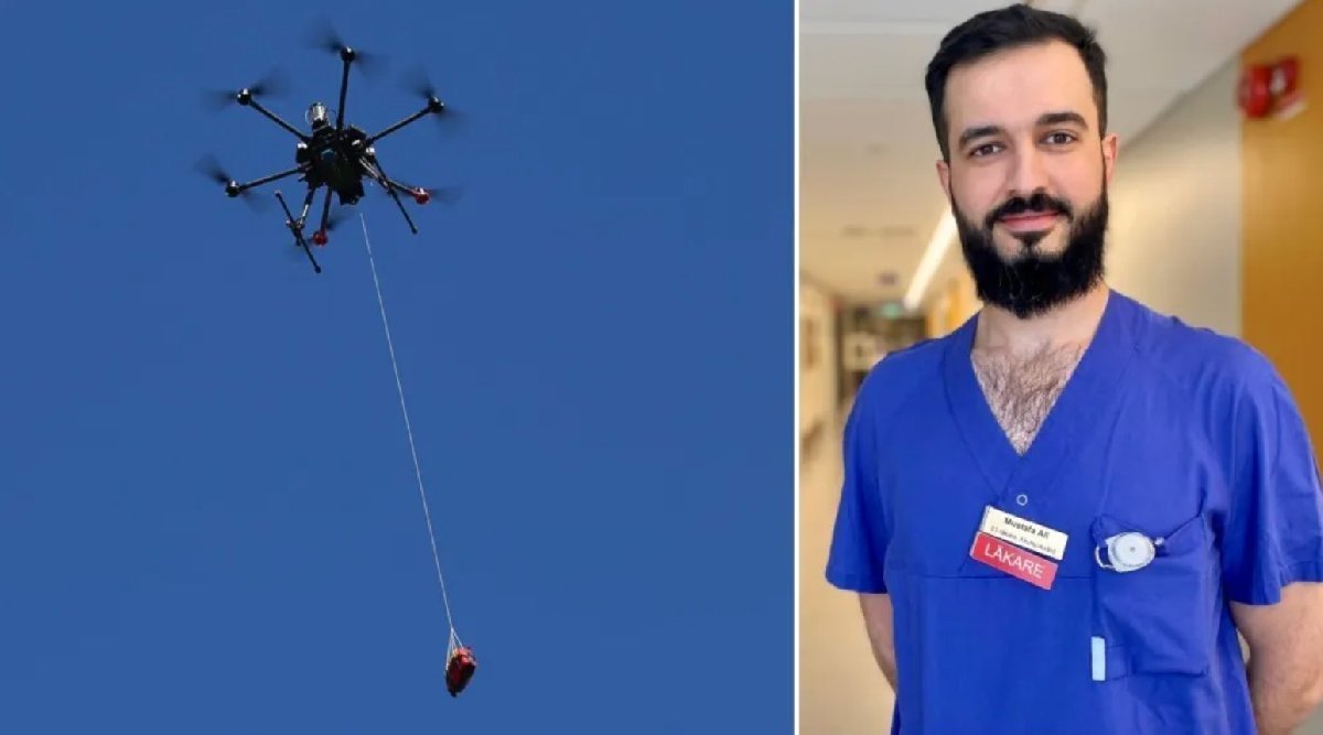 Kalp krizine drone’lu müdahale