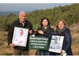 Efeler Belediyesi sağlık kahramanları için hatıra ormanı oluşturdu