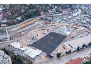Trabzon’da yeni otogar inşaatı sürüyor