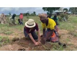 Afrika’daki engelliler için meyve bahçesi oluşturuldu