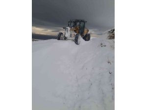 Tuşba’da karla mücadele çalışmaları aralıksız sürüyor