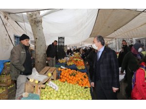 Başkan Kılınç, pazar esnafıyla bir araya geldi