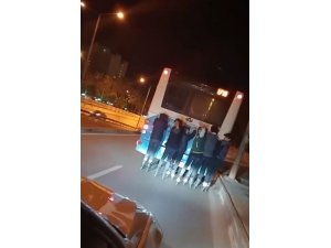 Antalya’da patenli gençlerin ‘mis gibi’ tehlikeli yolculuğu