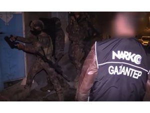 Gaziantep’te uyuşturucu taciri 39 şüpheli tutuklandı