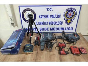 Kayseri’de 80 polis ile hırsızlık operasyonu: 8 gözaltı