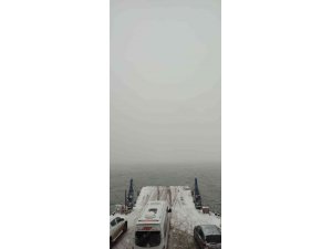 Kar yağışı nedeniyle Çemişgezek feribot seferleri geçici süreliğine durduruldu