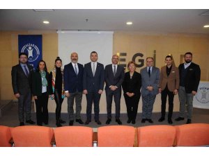Fransa İstanbul Başkonsolosu Gauvin ve beraberindeki heyetten EGİAD’a ziyaret