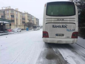Ankara’dan Konya’ya giden araçlar Kulu’da bekletiliyor