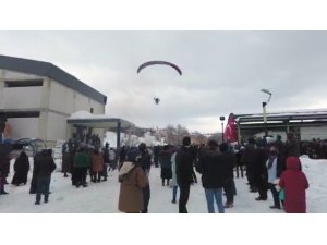 Giresun’da kar festivali renkli görüntülere sahne oldu