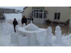 Kardan yapılan Ayasofya Camii hayran bıraktı