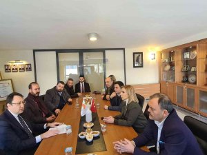 AK Partili Gökcan, Marmaris Ticaret Odası Başkanı Ayhan ile görüştü