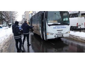 Nevşehir’de halk otobüsleri denetlendi
