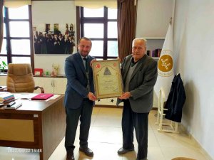Simavlı hayırsevere Diyanet İşleri Başkanı Ali Erbaş’tan takdir belgesi